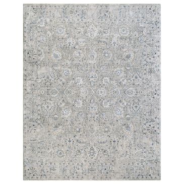 Surya Brunswick Light Gray, Charcoal, Cream, Dark Blue, Blue and Mustard 2"7" x 10" Runner, , large