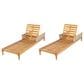 Hearth and Haven Outdoor Chaise Lounge in Beige (Set of 2), , large