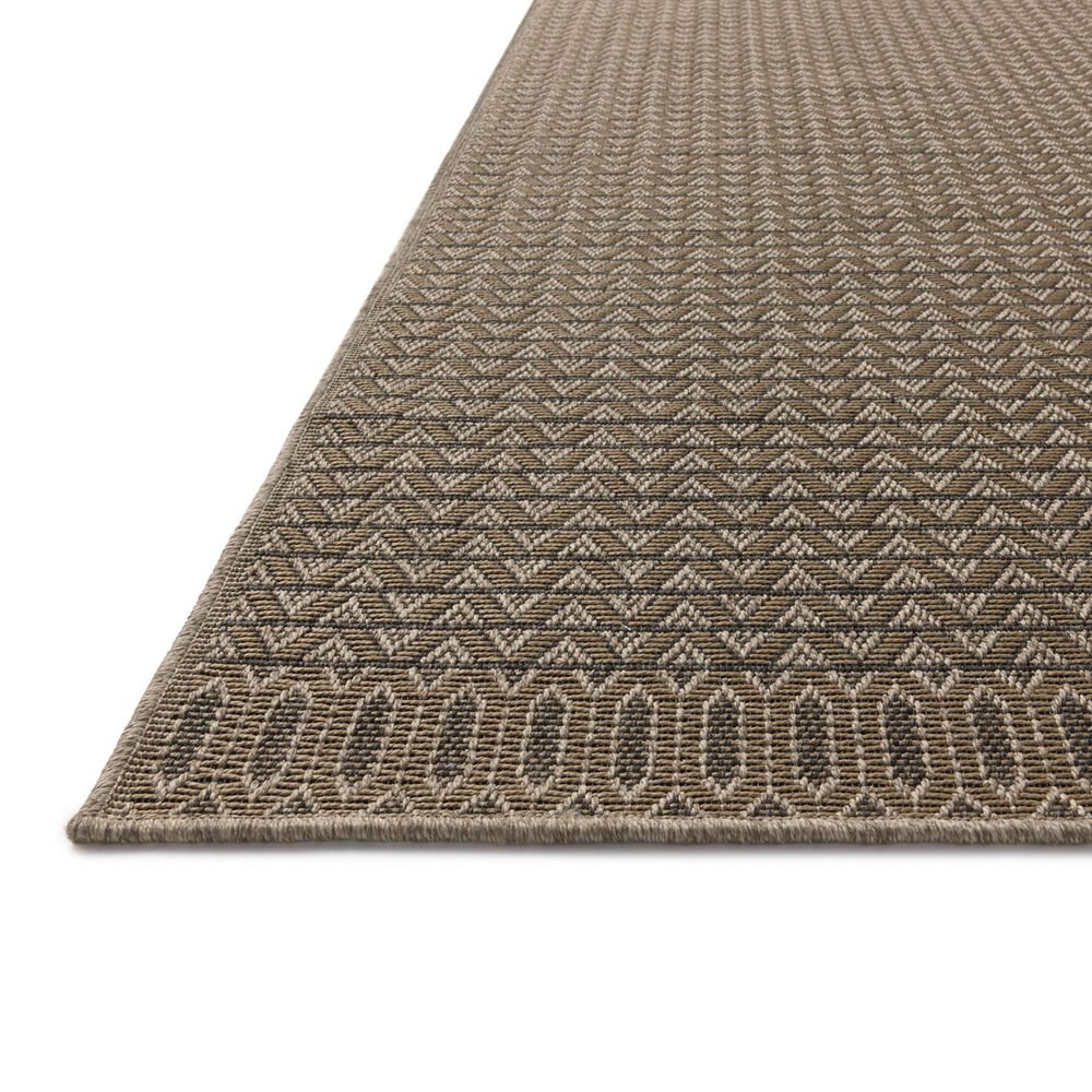 Loloi II Providence 5&#39; x 7&#39;7&quot; Natural and Graphite Indoor/Outdoor Area Rug, , large
