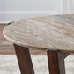 Ashley Tanidore Round Cocktail Table in Warm Brown, , large
