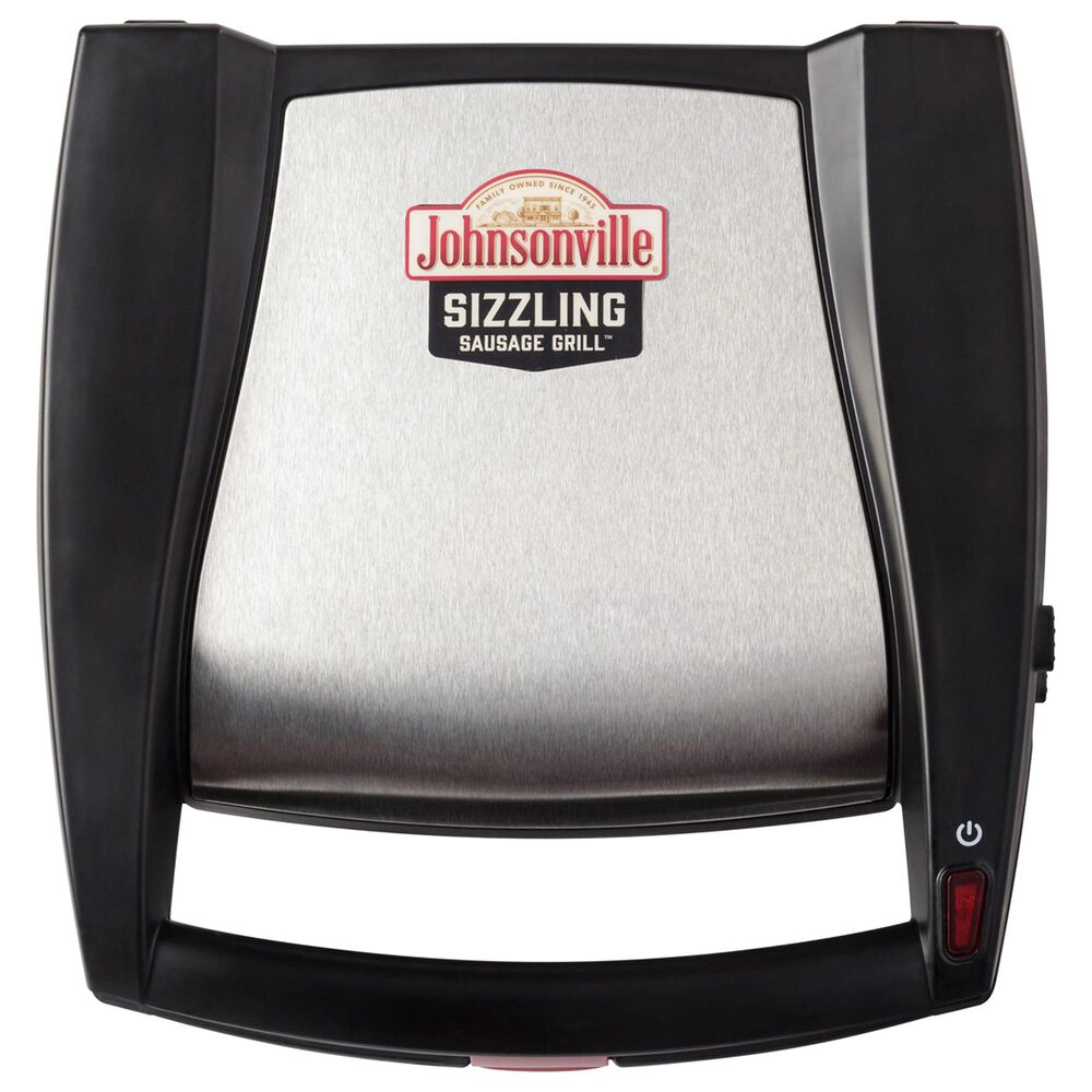 Englewood Sizzling Sausage Grill with Drip Tray in Black, , large