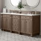 James Martin Bristol 72" Double Bathroom Vanity Cabinet in Whitewashed Walnut, , large