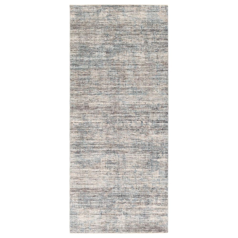 Surya Presidential 3"3" x 8" Sage, Gray, Ivory, Blue, Saffron and Orange Runner, , large