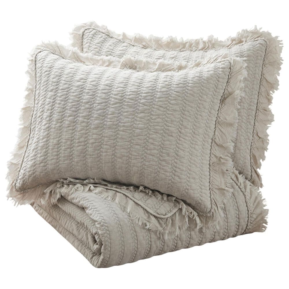 Levtex Wilhemina 2-Piece Twin/Twin XL Quilt Set in Natural, , large