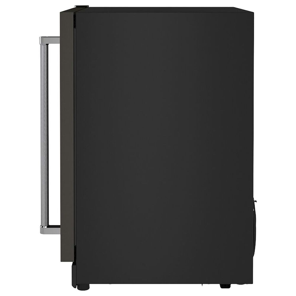 KitchenAid 24&quot; Undercounter Refrigerator with Glass Door and Shelves in Black Stainless Steel, , large