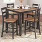 Ashley Gesthaven 5-Piece Counter Height Dining Set in Light Natural and Dark Brown, , large