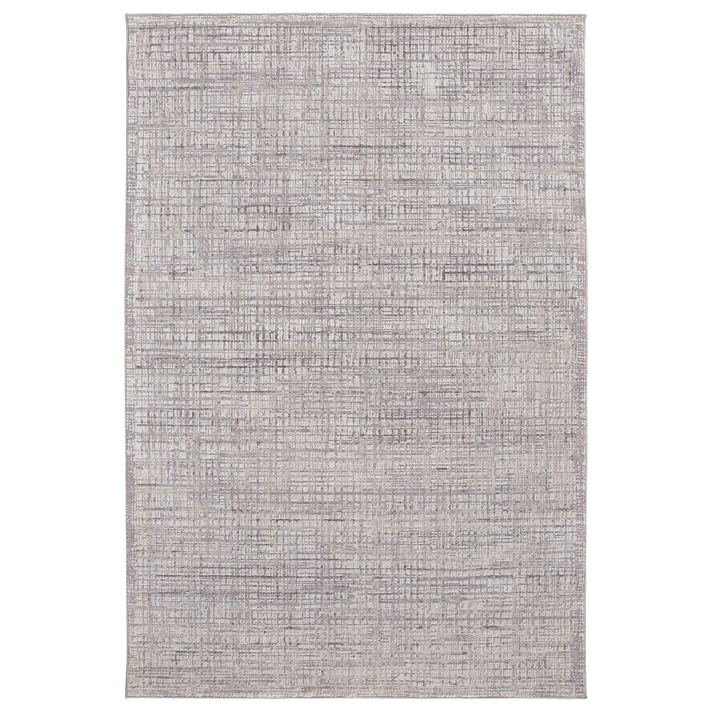 Feizy Lennon 4" x 6" Gray and Beige Area Rug, , large