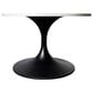 Leisuremod Verve 27" Coffee Table with MDF Top in Black and Light Natural, , large