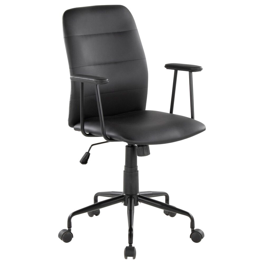 Lumisource Fredrick Office Chair in Black, , large
