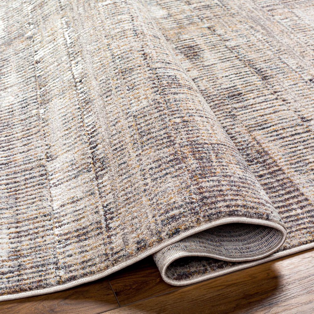 Surya Aida 2&#39; x 2&#39;11&quot; Ivory, Medium Gray, Charcoal, Tan, Deep Teal and Beige Area Rug, , large