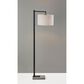 Adesso Devin Floor Lamp in Black and Grey, , large