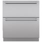 Sub Zero Integrated 30" Drawer Panels with Pro Handles in Stainless Steel, , large