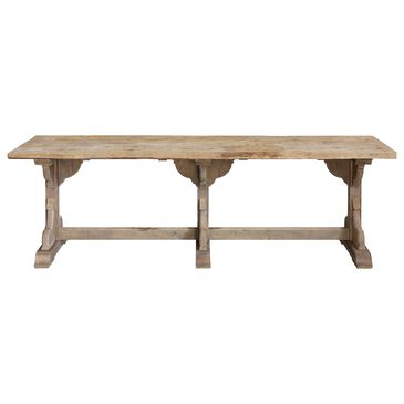 Teak Interiors Backyard Farmer Dining Table in Brown, , large