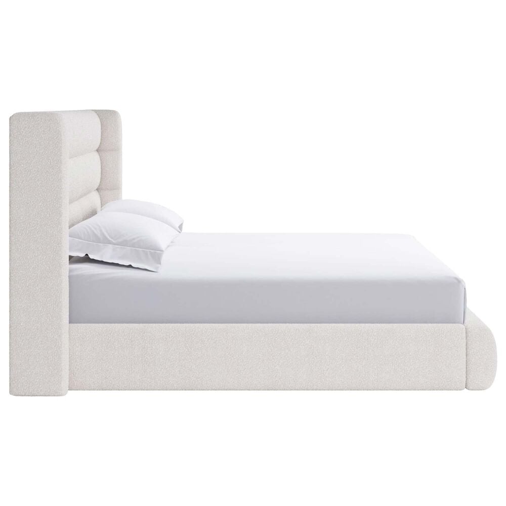Urban Home Formosa Frank Queen Upholstered Bed Ivory, , large