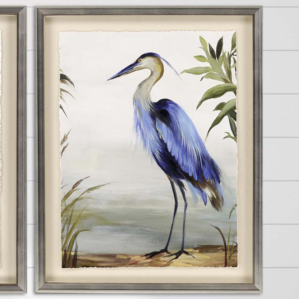 Paragon 34" x 43" Heron Study in Blue, , large