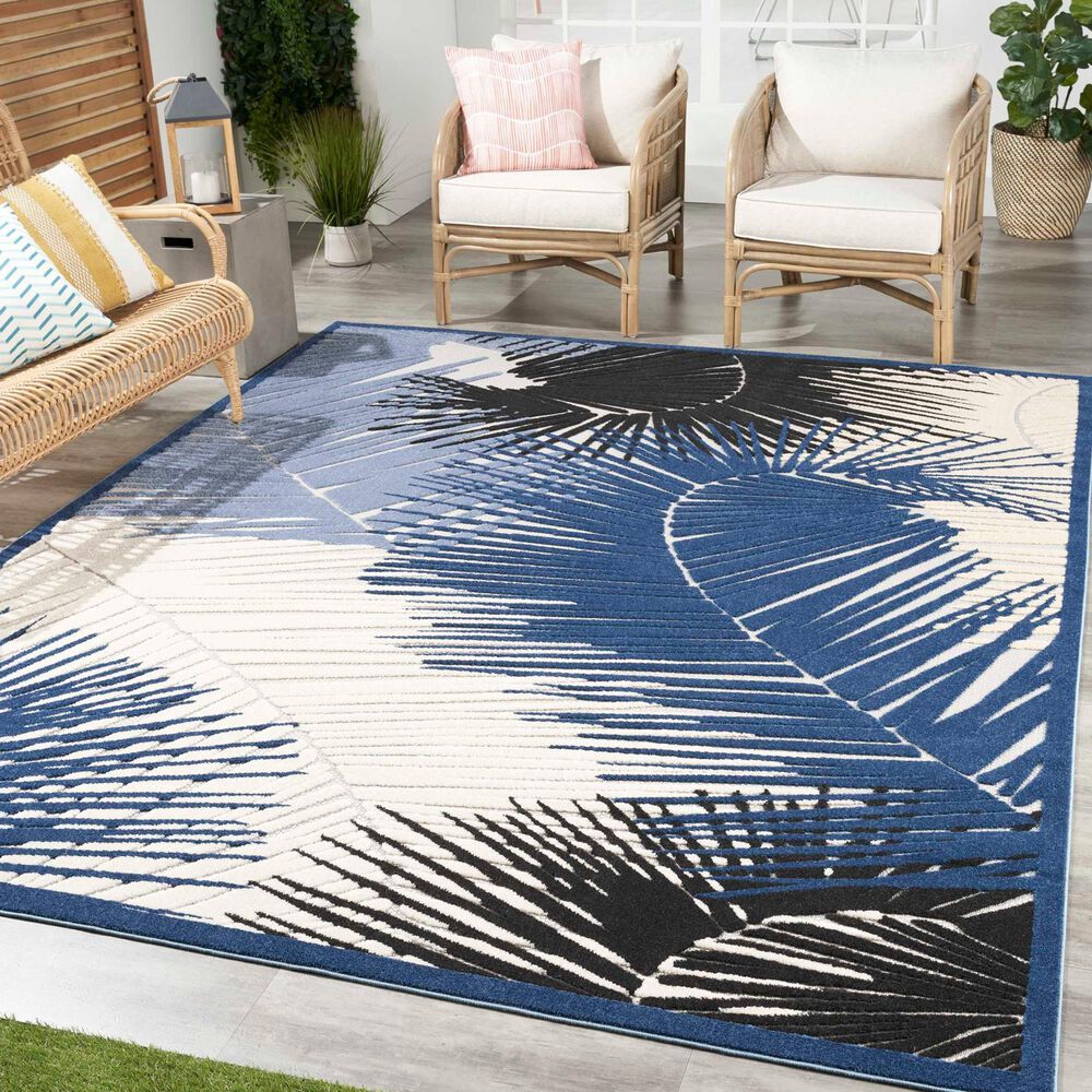 Other Aloha Navy 5'3" x 7'3" Indoor/Outdoor Area Rug, , large