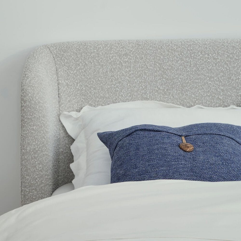 Urban Home Kiki Upholstered Platform Bed in Cotton Ball Boucle (2026), , large