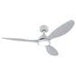 HOMLUX 52" Indoor Ceiling Fan with LED Light in White, , large