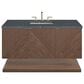 James Martin Vanities Marcello 48" Single Bathroom Vanity in Chestnut with 3 cm Parisien Bleu Quartz Top, Rectangular Sink and FreePower Wireless Charger, , large