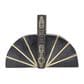 Maple and Jade 9 lbs Geometric Decorative Bookends with Gold Inlay in Black Set of 2, , large