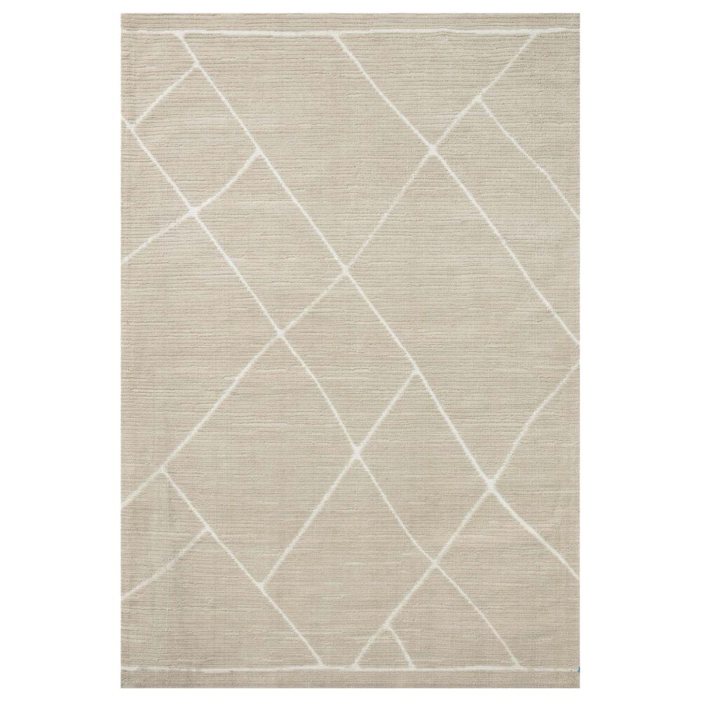Magnolia Home Logan 2"6" x 7"6" Oatmeal and White Runner, , large