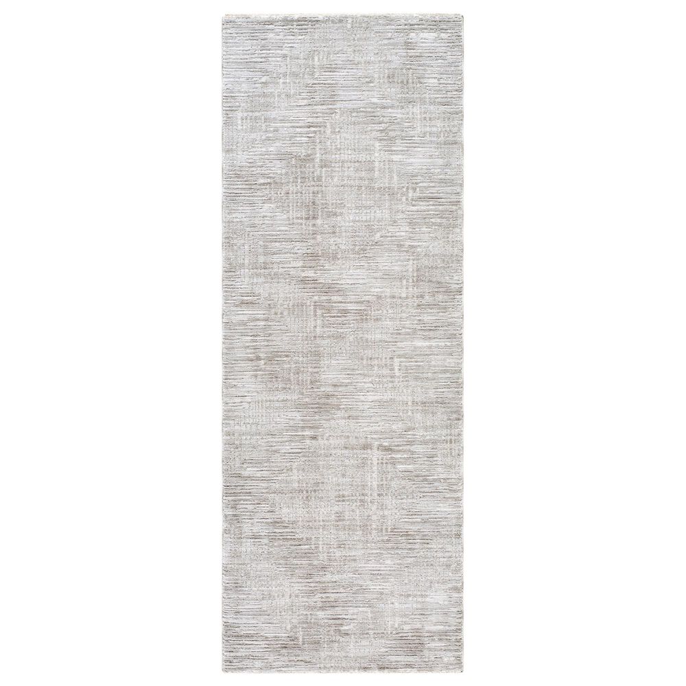 Surya Masterpiece Light Sage, Medium Gray and Cream 2&#39;7&quot; x 10&#39; Runner, , large