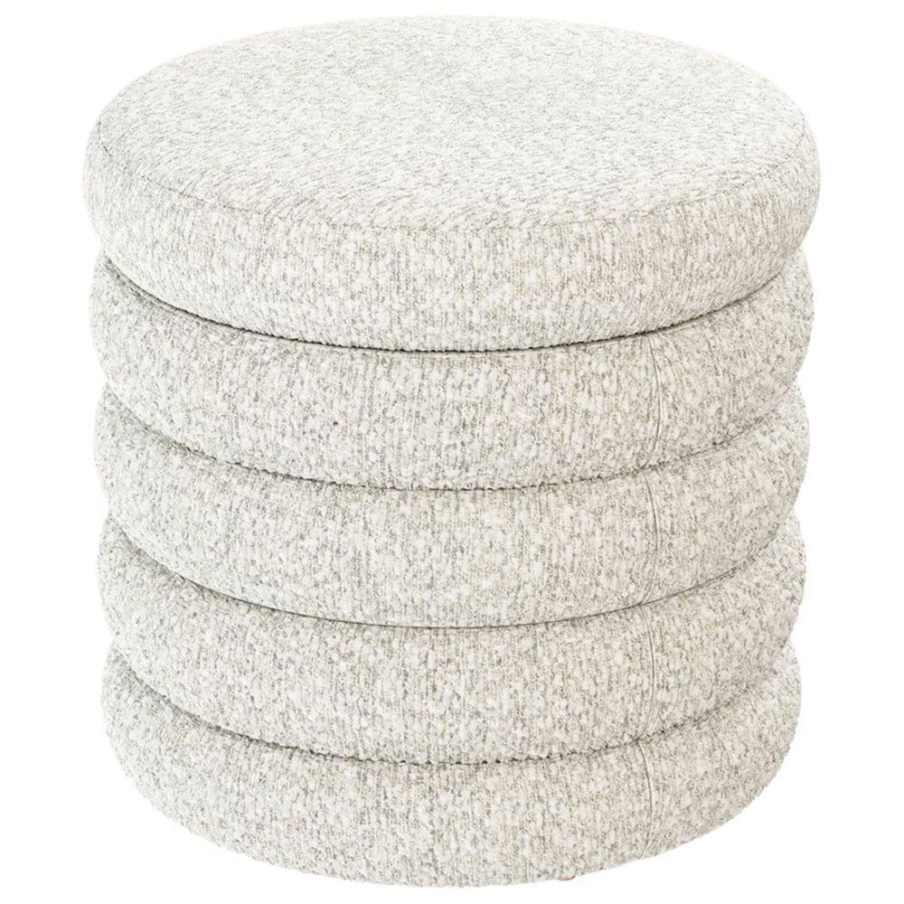 Golden Wave Furniture Zuri 19" Ottoman with Storage and Tray in Soothe Fog, , large