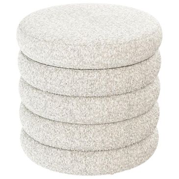 Golden Wave Furniture Zuri 19" Ottoman with Storage and Tray in Soothe Fog, , large