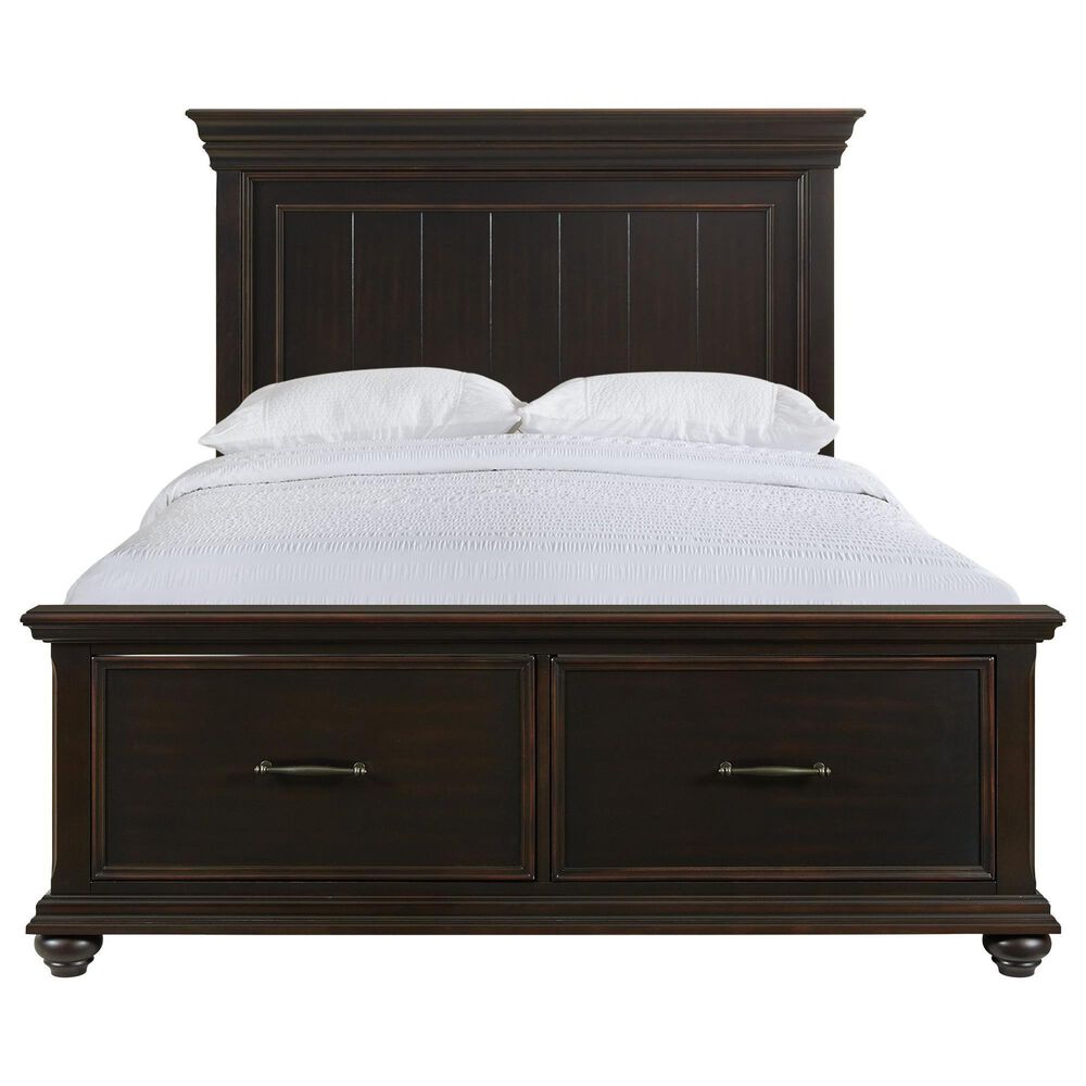 Mayberry Hill Slater 4-Piece King Storage Bedroom Set in Black, , large