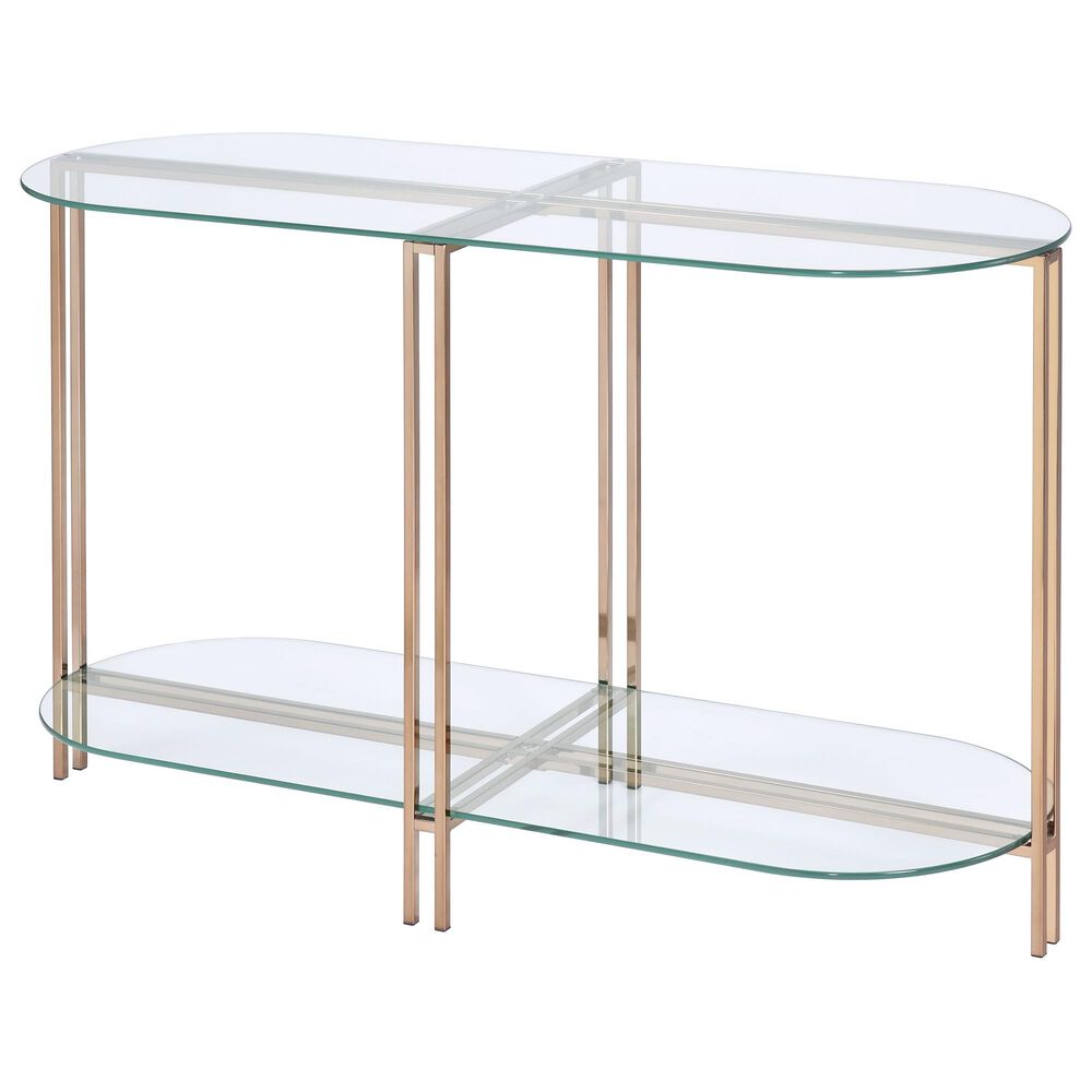 Gunnison Co. Veises Sofa Table in Champagne, , large