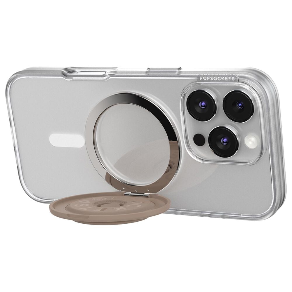 PopSockets MagSafe Circle Kick-Out Grip and Stand in Latte, , large