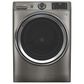 GE Appliances 4.8 Cu. Ft. Front Load Washer with Steam in Satin Nickel, , large