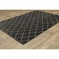 Oriental Weavers Raylan Geometric 5"3" x 7"6" Black Area Rug, , large
