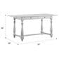 Emerald Home Furnishings New Haven Bar Height Dining Table in Oyster Shell - Table Only, , large