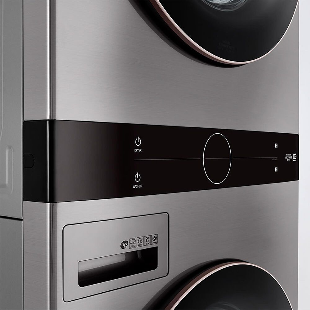 LG WashTower 4.5 Cu. Ft. Washer and 7.4 Cu. Ft. Gas Dryer in Graphite Steel, , large