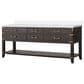 Lexora Home Norwalk 80" Double Bathroom Vanity in Brown Oak with White Quartz Top and Rectangular Sinks, , large