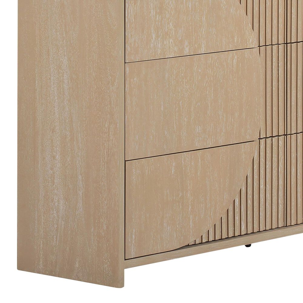 Furniture of America Tangentry 6-Drawer Dresser in Natural, , large
