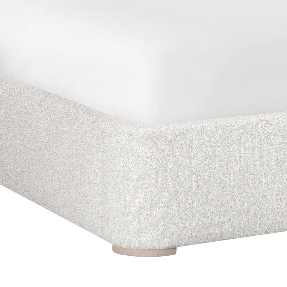 Bernhardt Loggia King Upholstered Shelter Bed in Off-White, , large
