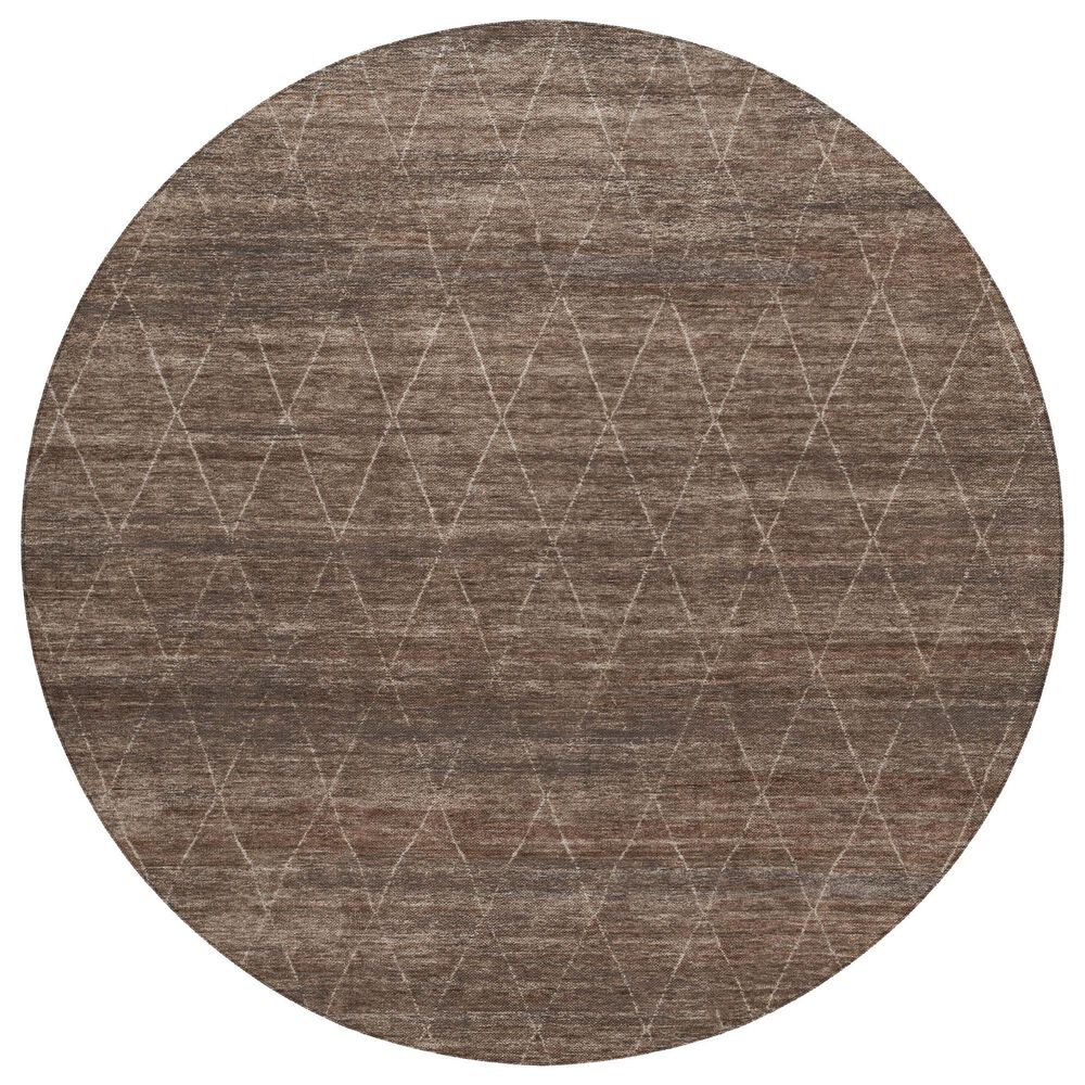 Dalyn Rug Company Burano BU3 8" Round Coffee Indoor/Outdoor Area Rug, , large