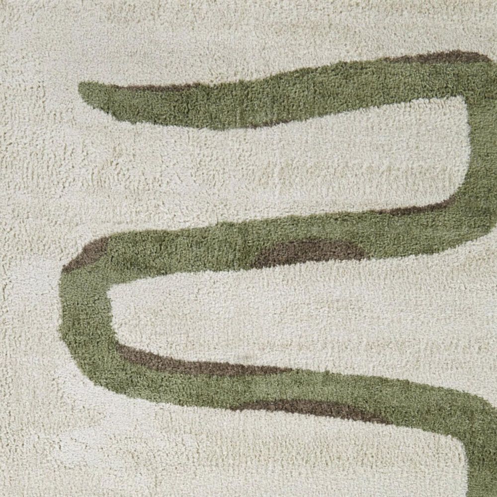 Balta Rugs Serpieri Snake 4&#39;4&quot; x 6&#39; Cream Kids Area Rug, , large