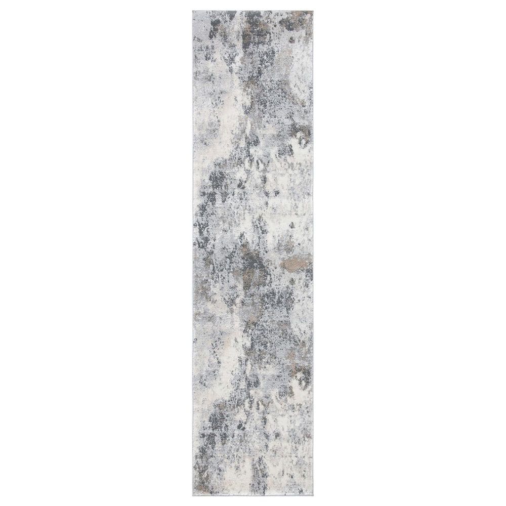 Safavieh Lagoon LGN522A 2" x 8" Ivory and Grey Runner, , large