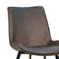 Blue Sun Designs Bannon Side Chair with Antique Grey Cushion in Brown and Black, , large