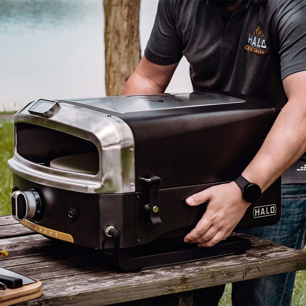 Halo Versa 16 Outdoor Pizza Oven in Black, , large