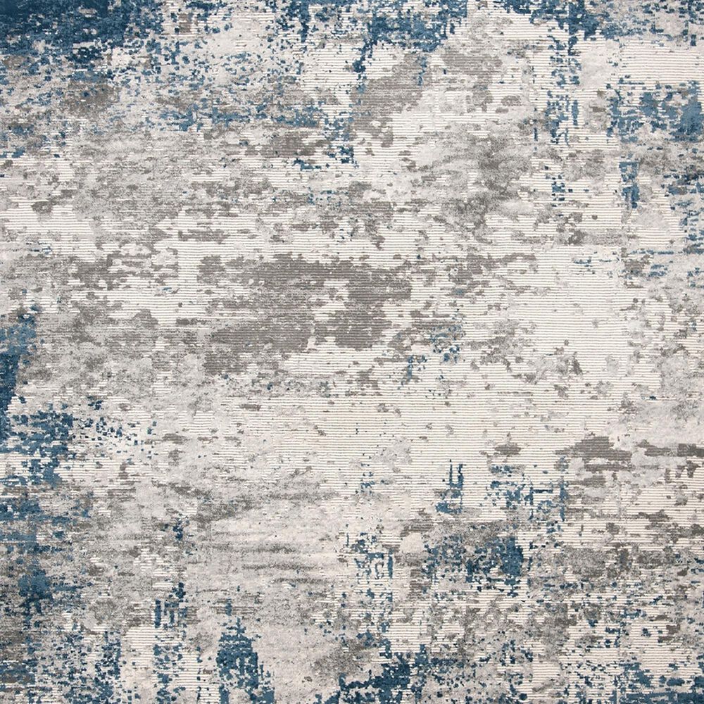 Safavieh Invista INV481 2&#39; x 8&#39; Grey and Blue Runner, , large