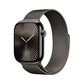 Apple Watch Series 10 GPS + Cellular 46mm Slate Titanium Case with Slate Milanese Loop - S/M, , large