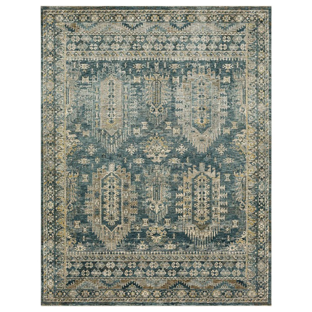 Karastan Marash Kamarar Blue 6"7" x 9"6" Area Rug, , large