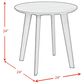 Mayberry Hill Theo 3-Piece Occasional Table Set in Walnut, , large