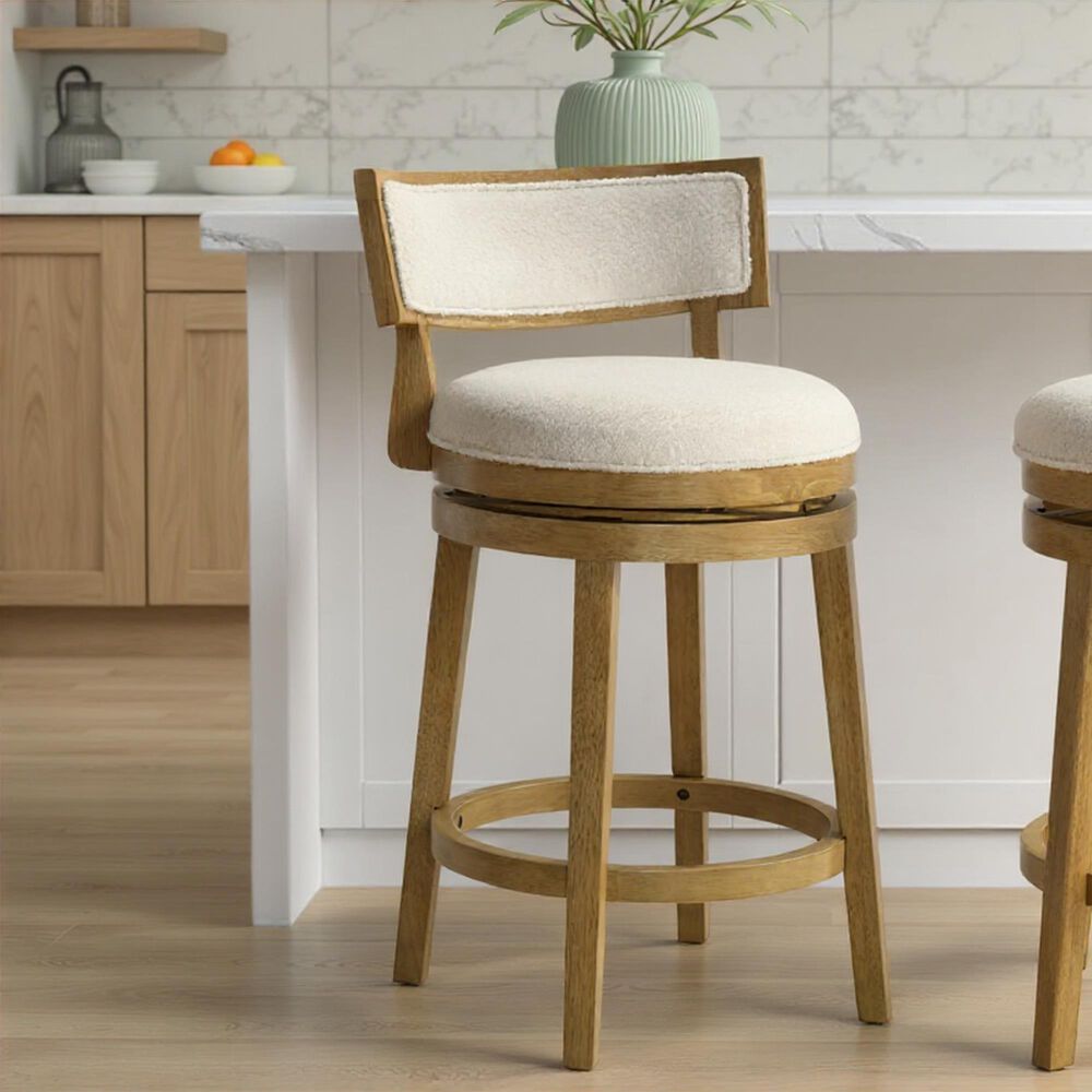 Armen Living Noely Counter Height Stool in Amber Glow, , large