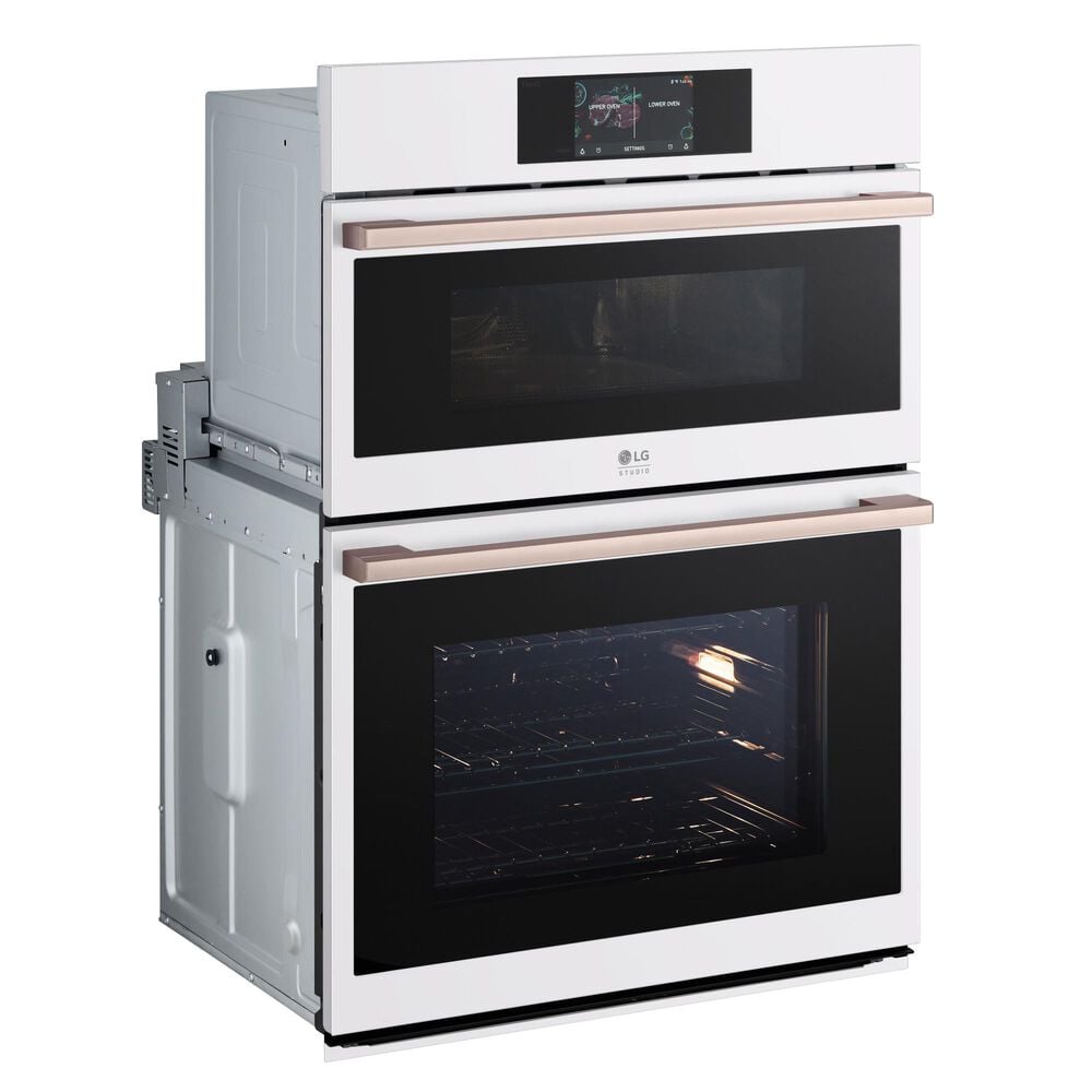 Lg Digital Appliances 4.7 and 1.7 Cu. Ft. Combination Double Wall Oven in Essence White, , large