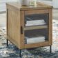 Ashley Torlanta Chairside End Table in Brown and Matte Black, , large